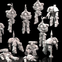 gece yarısı kaplı dekorasyonlar + zayiatlar oyun 40k uzay denizi Uzay deniz Lordlar kaos ağaları savaş oyunları masaüstü Warhammer warhammer40000 3d print model - Mito3D