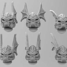 midnight clad - more skully helmets game toy 3d print model - Mito3D