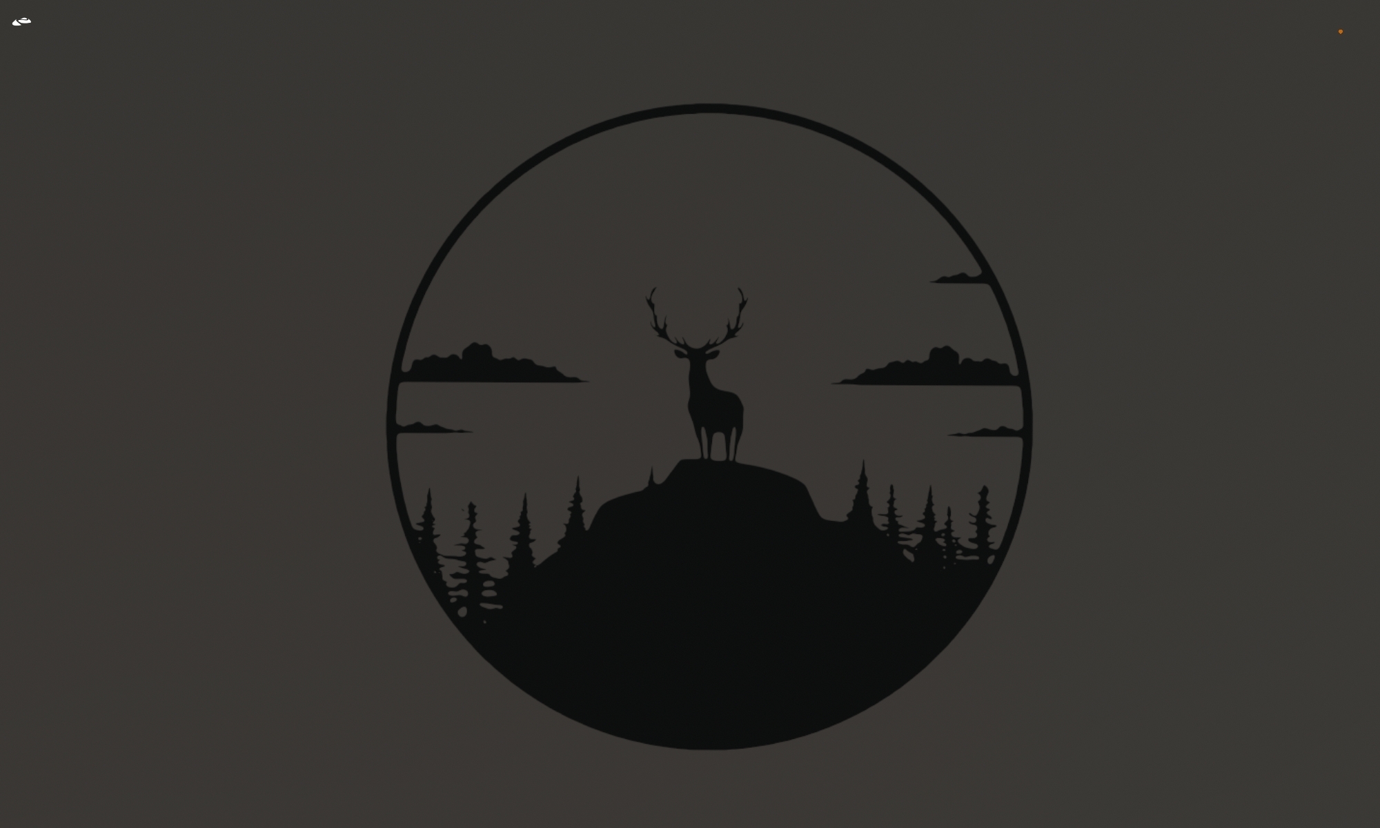 midnight landscape deer 3D print model - Mito3D