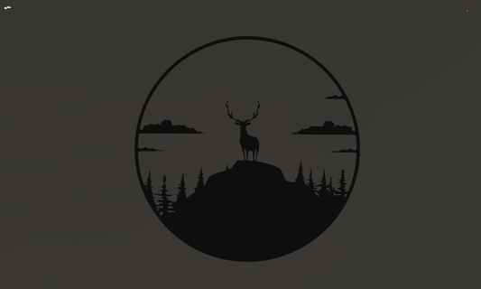 midnight landscape deer 3d print model - Mito3D