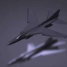 mig-23m flogger-b - Spiel Fahrzeuge vvs moderne Flugzeuge jet interceptor fighter 3d print model - Mito3D