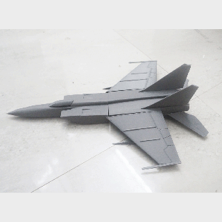 mig 25 murciélago zorro escala 1 72 imprimible stl archivos aeronave avión militar mig25 mikoyan rusia 3d print model - Mito3D