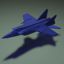 il mig-31 foxhound gioco i veicoli vvs russia mig interceptor fighter 3d print model - Mito3D