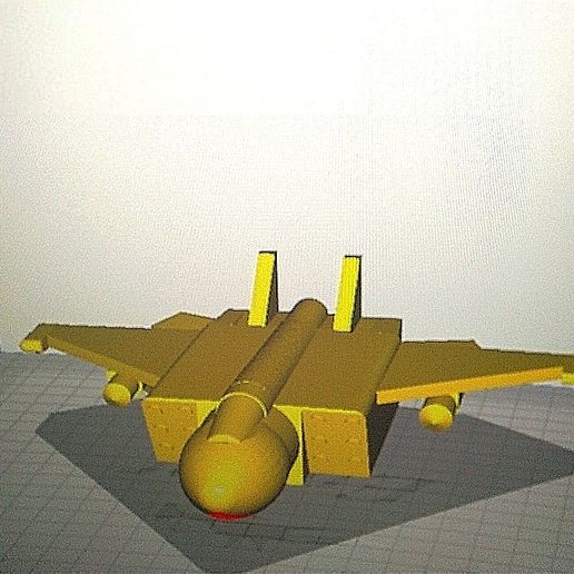 mig 25 avión Aeroplano 3D print model - Mito3D