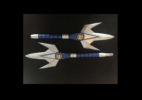 mighty morphin power rangers power lance  3d print model - Mito3D