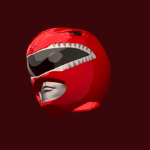 mighty morphin power rangers red ranger helmet 3d file model