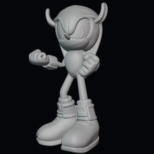 mighty sonic figure 3d print model - Mito3D