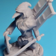 migration kenku fighter miniature game dnd seo toy accessories 3d print model - Mito3D