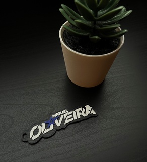 miguel oliveira keychain key holder accessories gifts pendants fobs trinkets charms ornaments decorations porte-cl porta llaves acess rios para chaves llaveros decoraciones motorbike car sell ktm 3d print model - Mito3D