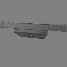mijbits 1 10 escala Parachoque 313mm defensor corpo 3d print model - Mito3D