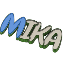 mika lamp led 3d print model - Mito3D