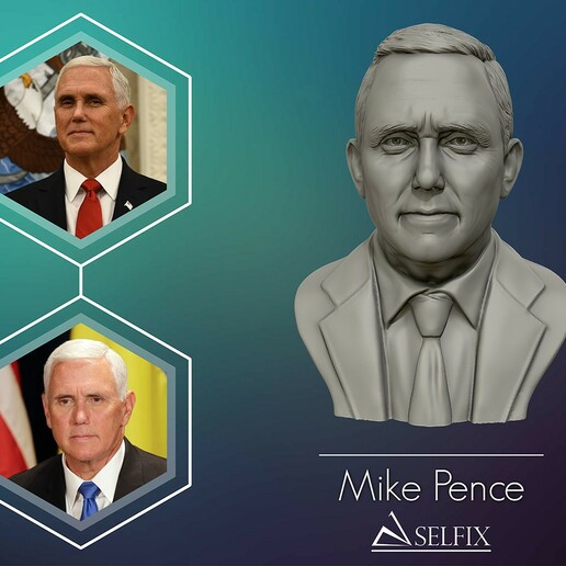 Mike penny 3d Stampa modello mikepence scultura fallimento statua ritratto maschio testa figurina umano polizia arte sculture 3D print model - Mito3D