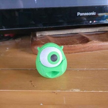 mike wazowski airpod case airpods holder wazowsk music 3d print model - Mito3D