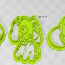 Mikecrack Plätzchen Cutter einstellen Kekse Fondant 3d print model - Mito3D