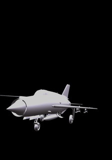 mikoyan gur Vich mig 21 chorros aeronave modelado 3d print model - Mito3D