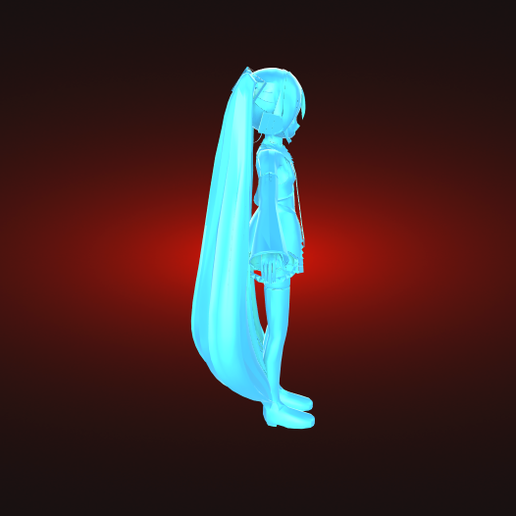 miku Hatsune 3D print model - Mito3D