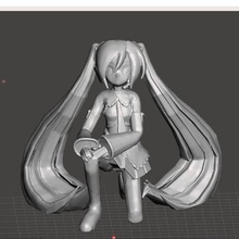 miku Unterstützung Mode Modell 3d print model - Mito3D