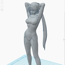 miku swimsuit pokemon figures collectibles anime yugioh letters 3d print model - Mito3D