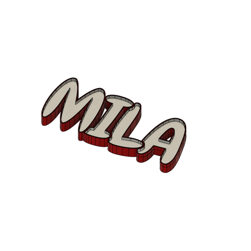 mila lámpara LED 3D print model - Mito3D