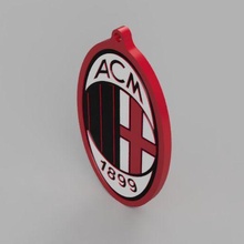 milan gadget soccer football serie keychain ball 3d print model - Mito3D