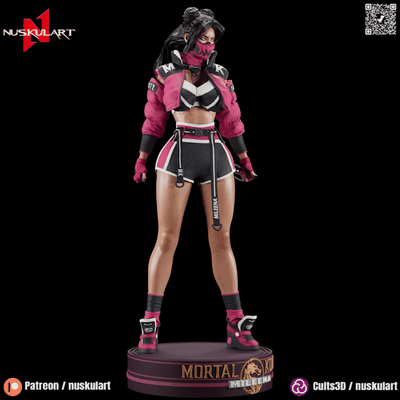 mileena - mortal kombat earthrealm costume collectible rare model art kitana skarlet katarina diorama decor miniature sonya blade statue figure sculpture tekken female zero anime scorpion nina sindel 3d print model - Mito3D