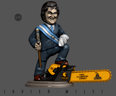 pitié jouet d'art highpoly politique Argentine 3d print model - Mito3D