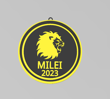 Misericórdia 2023 chave anel chaveiro Presidente 3d print model - Mito3D