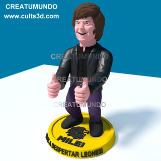 barmherzig Joystick Zelle Telefon Halter Unterstützung zellular Wahlen Argentinien Liberale Liberalismus libertär Bleistift 3d print model - Mito3D