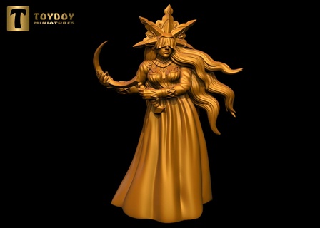 milen fantasy mulheres 2 fantasia mulher herói humano senhora bruxa maga feiticeira sacerdotisa necromante Invoker rpg borda jogos Função 3d print model - Mito3D