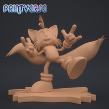 miles prower figurine 3d print model - Mito3D