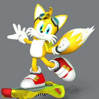 miles tails prower fanart sonic hedgehog 3dprint 3dprinting anime manga game character figure cute sculpture statue animal squirrel gamecharacter characterdesign 3d print model - Mito3D