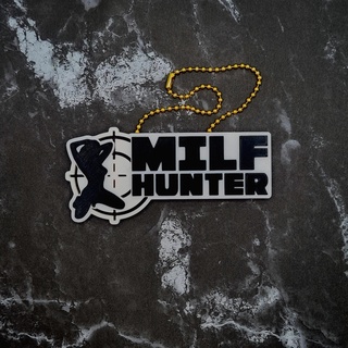 milf hunter charm cut - jcreatenz car accessory accessories jdm key ring chain keyring keychain commercial license available milfhunter 3d print model - Mito3D
