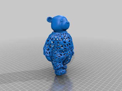 mili bear animals creatures art 3d print model - Mito3D