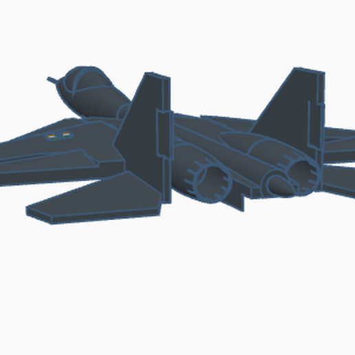 Militär Flugzeug 3D print model - Mito3D