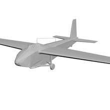militares aeronave conceito 3d print model - Mito3D