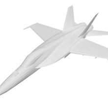 militar aeronave concepto 3d print model - Mito3D
