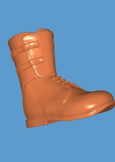 Militär Stiefel 3d print model - Mito3D