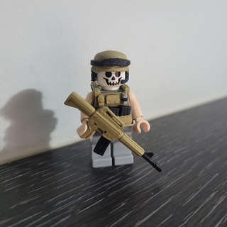 military kit minifigure Game brick tactical gun toy gear army m4 colt vest 3d print model - Mito3D