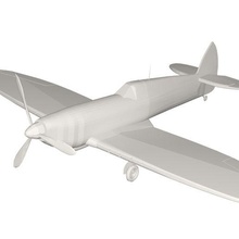 military plane concept 3d print model - Mito3D