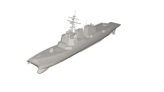 military ship Game boat navy games warship cargo army sea watercraft ocean destroyers frigates corvettes submarine 3d print model - Mito3D