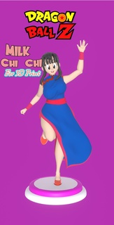 milk chi-chi dragon ball figure anime 3d toy collectible 3d print model - Mito3D