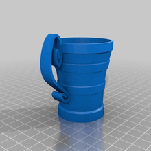 milk jug art scans replicas vessel spillway cup vase mug jar glass crock pot dairy chute 3d print model - Mito3D