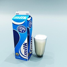 milk various poly low 3d print model - Mito3D