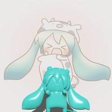 milku miku latte carina kawaii giocattolo ornamento 3d print model - Mito3D