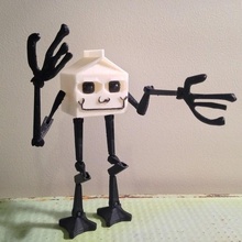 milkwalker acción figura juguete embajador memes scp 3d print model - Mito3D