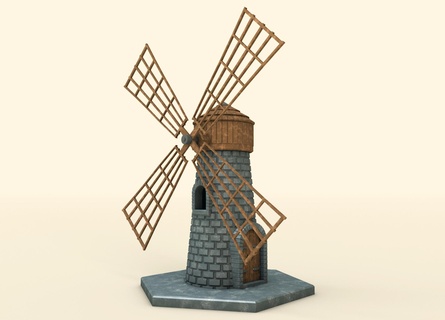 moulin 3d print model - Mito3D