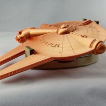 millenium enterprise art uss falcon trek wars star 3d print model - Mito3D