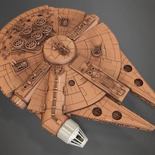 millenium falcon cockpit game starwars space ship ships models 3d video games 3d print model - Mito3D
