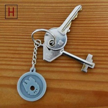millenium falcon key fob fashion keys chain ring 3d print model - Mito3D