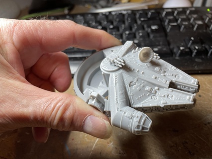 millenium flacon kenner miniature playset star wars starwars millenium falcon millenium falcon hansolo han solo kenner playset action figure toy vintage  3d print model - Mito3D